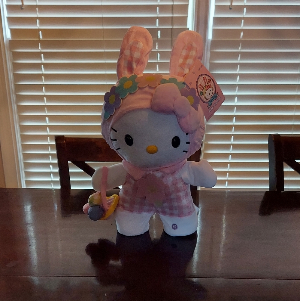 Side Stepper Hello Kitty with Bunny Ears BNWT 2024 RETIRED TURN YOUR VOLUME UP!